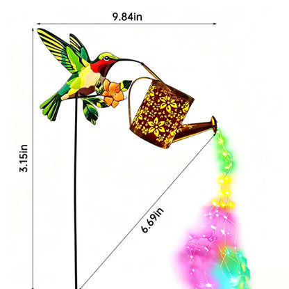 ☀️🐤♻️Solar Hummingbird Garden Stake Lights ☀️🐤♻️