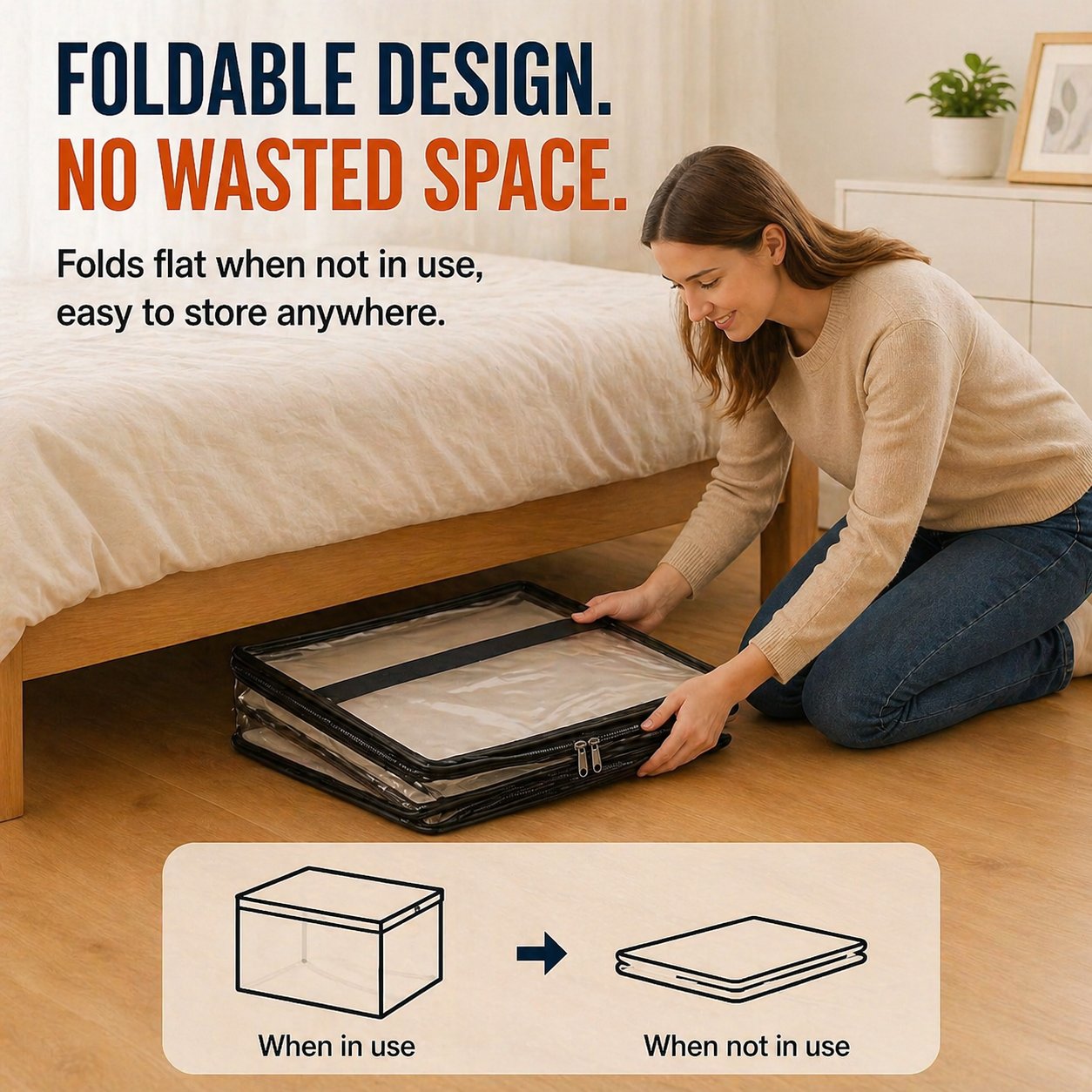 Hot Sale 60% OFF📦Large Heavy-Duty Thick Plastic Clear Storage Bag for Clothes, Moving & Storage