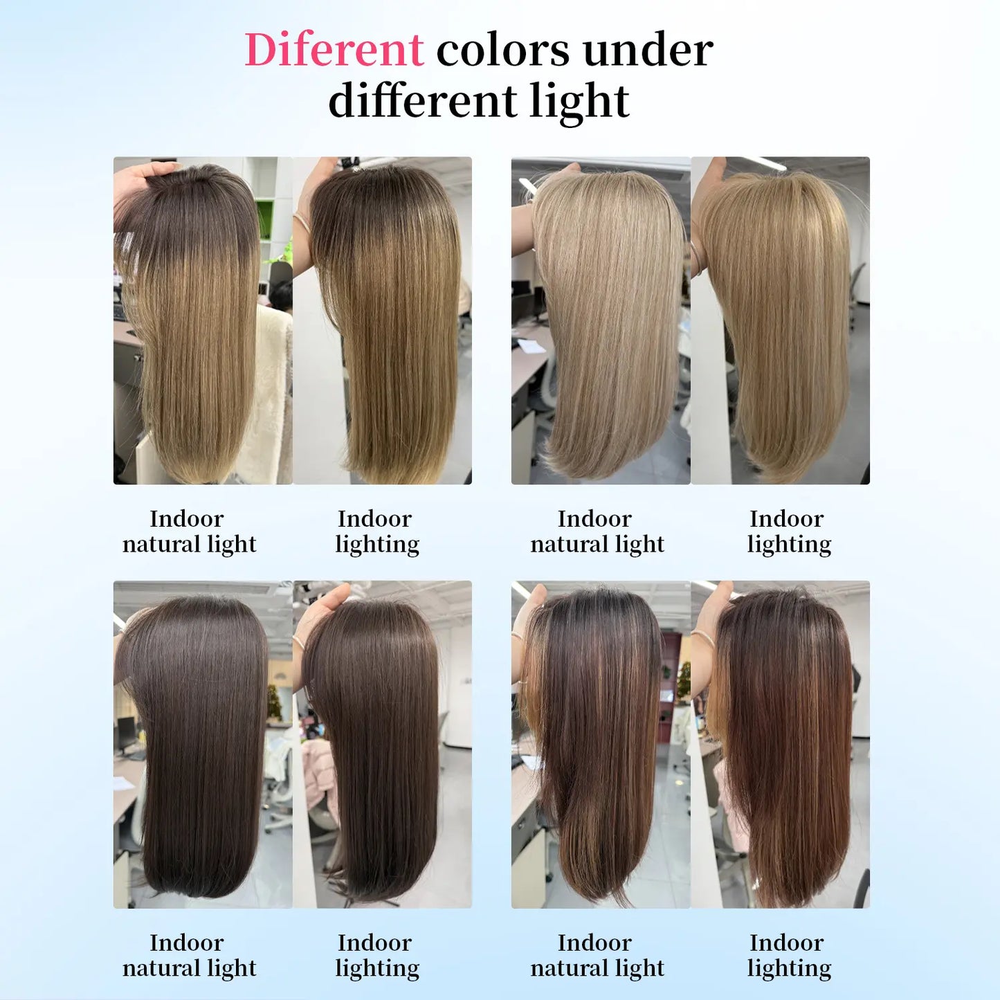 Hair Topper Slightly Layered Synthetic Extensions No Wig