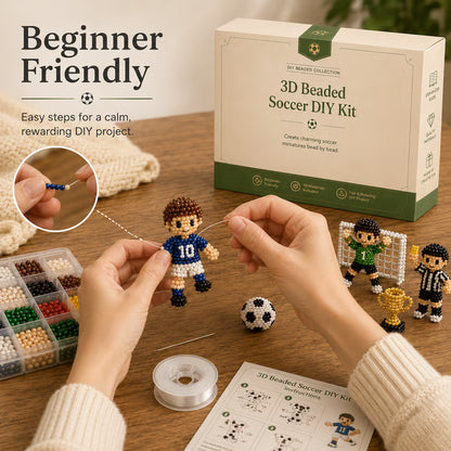 🔥LAST DAY 50% OFF - ⚽✨3D Beaded Soccer DIY Kit