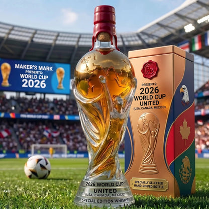 🏆 2026 Soccer World Cup Whiskey Bottle — Special Edition. Father’s Day 49% OFF. Gift-ready collectible bottle.