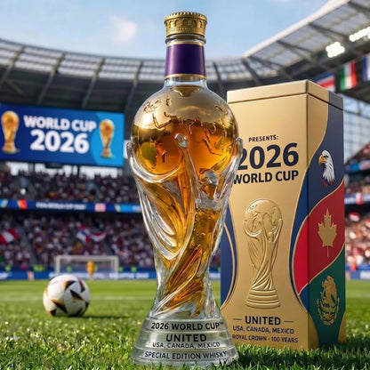 🏆 2026 Soccer World Cup Whiskey Bottle — Special Edition. Father’s Day 49% OFF. Gift-ready collectible bottle.
