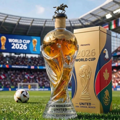🏆 2026 Soccer World Cup Whiskey Bottle — Special Edition. Father’s Day 49% OFF. Gift-ready collectible bottle.