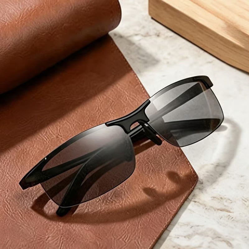 🕶Photochromic Sunglasses with Anti-glare Polarized Lens