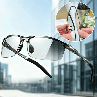 🕶Photochromic Sunglasses with Anti-glare Polarized Lens