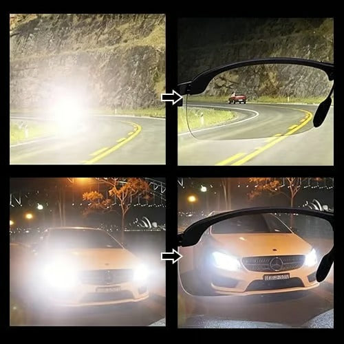 🕶Photochromic Sunglasses with Anti-glare Polarized Lens