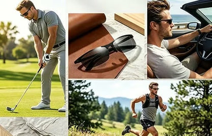 🕶Photochromic Sunglasses with Anti-glare Polarized Lens