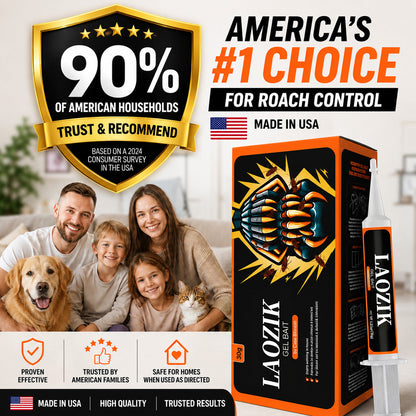 🔥Limited-Time Offer – Save 49% Today🔥LAOZIK Cockroach Gel Bait (New Upgraded Formula)