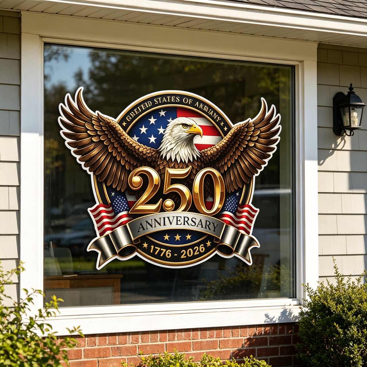 🦅🇺🇸 1776–2026. Honor 250 years of freedom. USA Car Decal. Limited time discount.