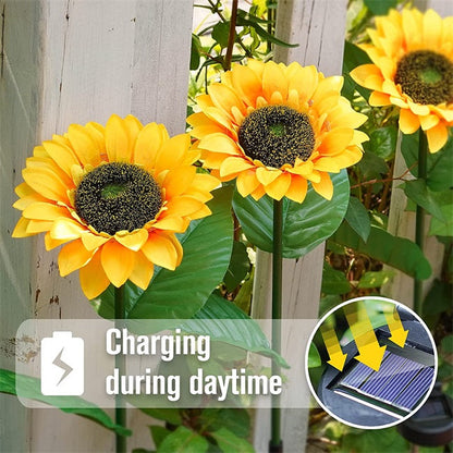 🌻 Sunflower Solar Lights – Glowing Decor for Garden ✨🌿【Hurry Up】