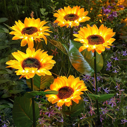🌻 Sunflower Solar Lights – Glowing Decor for Garden ✨🌿【Hurry Up】