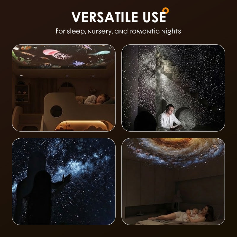 🔭 50% OFF NOW! 🌌 2-in-1 Starry Sky Projector & Night Light – Dual Modes, Interchangeable Films & USB Powered – Calm Nights, Magical Rooms 🛌
