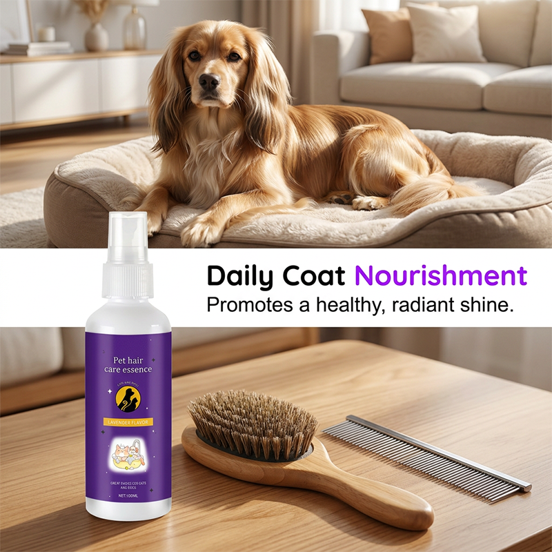 🐕🐱 Pet Detangling Spray — Brush through knots in seconds. No more tears or tugging.