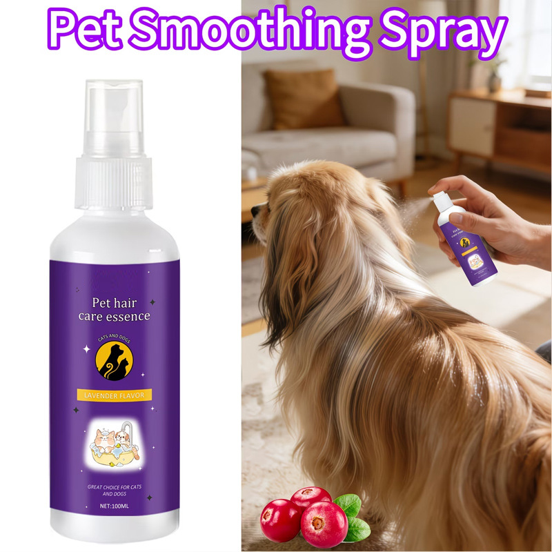 🐕🐱 Pet Detangling Spray — Brush through knots in seconds. No more tears or tugging.