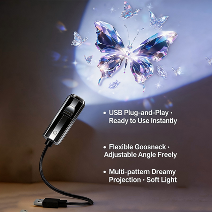 🥳🥳USB Galaxy & Moon Projector Night Light