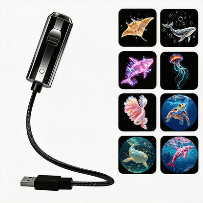 🥳🥳USB Galaxy & Moon Projector Night Light