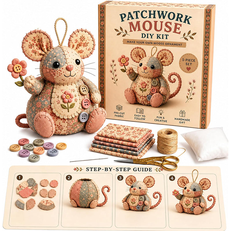 🎁NEW ARRIVAL 2026 | 50% OFF💥Handmade Vintage Mouse Sewing DIY Kit