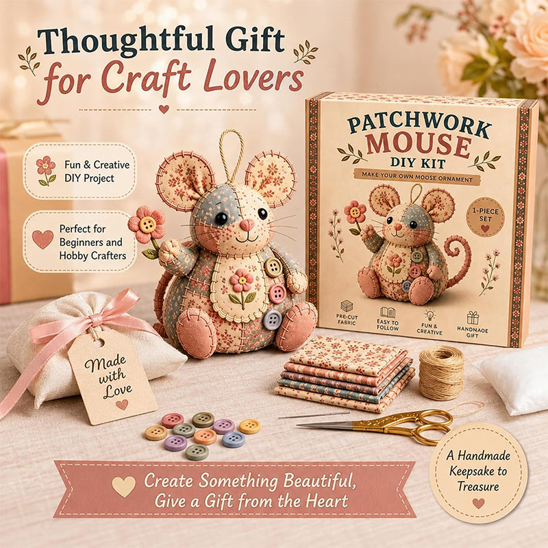 🎁NEW ARRIVAL 2026 | 50% OFF💥Handmade Vintage Mouse Sewing DIY Kit