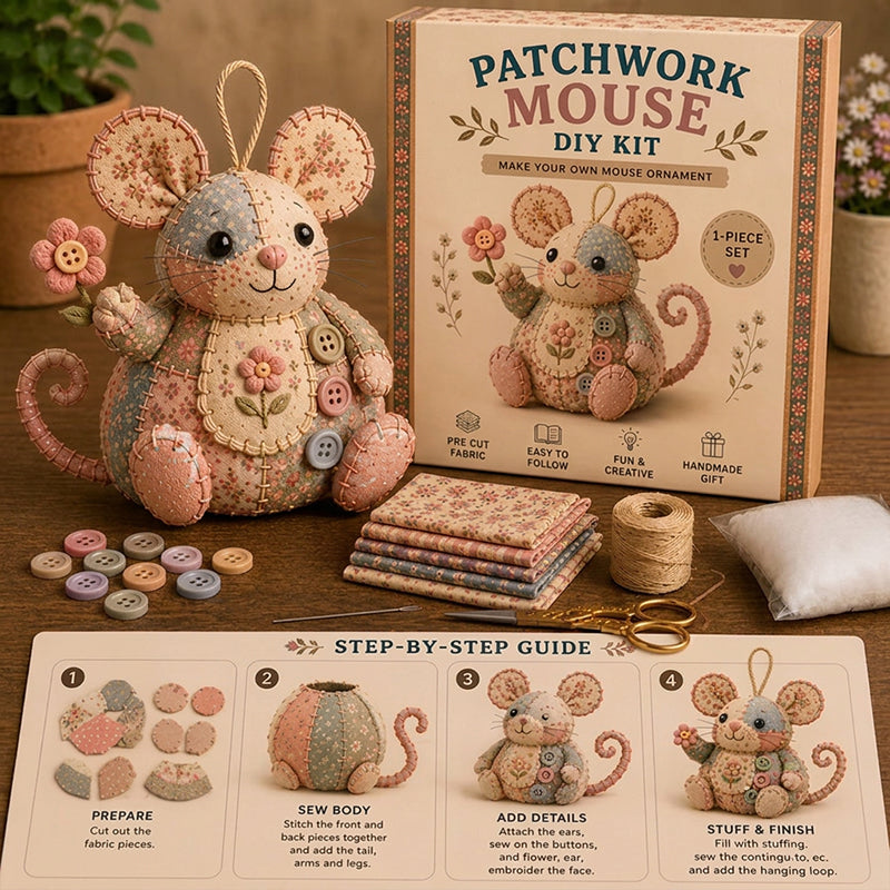 🎁NEW ARRIVAL 2026 | 50% OFF💥Handmade Vintage Mouse Sewing DIY Kit