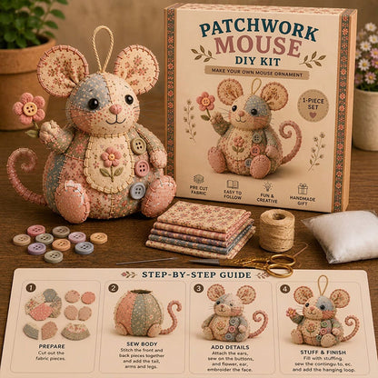 🎁NEW ARRIVAL 2026 | 50% OFF💥Handmade Vintage Mouse Sewing DIY Kit