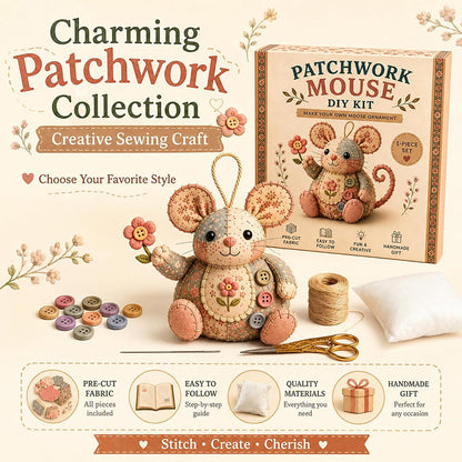 🎁NEW ARRIVAL 2026 | 50% OFF💥Handmade Vintage Mouse Sewing DIY Kit