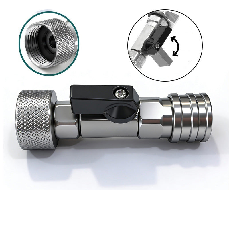 Laozik™ 3/4" GHT to 1/4" Quick Connect Adapter