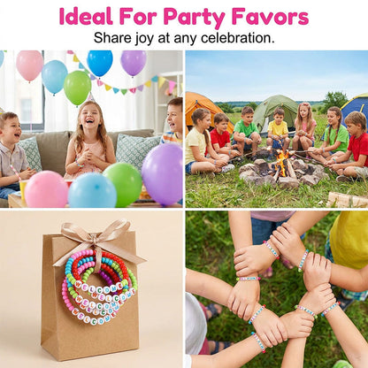 🧶❤️ Pack of 25 Welcome Bead Bracelets – Strengthen Classroom Friendship & Spread Warm Kindness! ✨